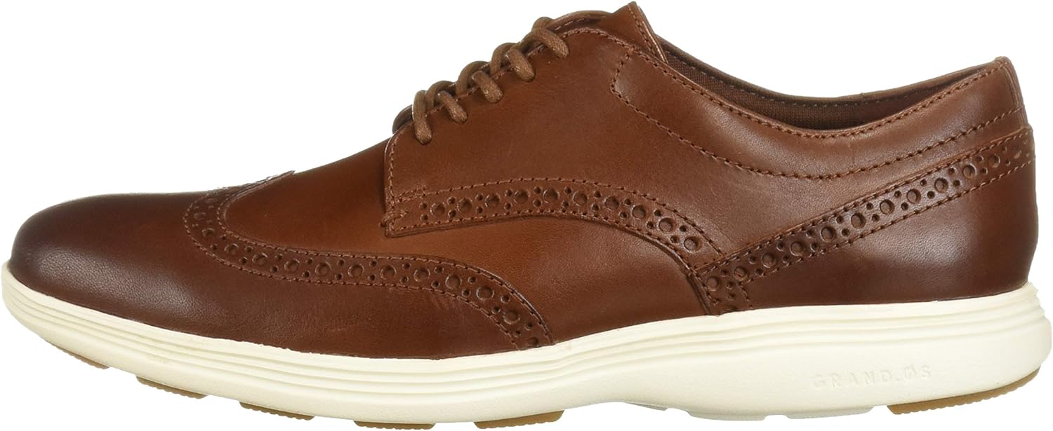  | Cole Haan Men's Grand Tour Wing Oxford, Woodbury-Ivory | Oxfords