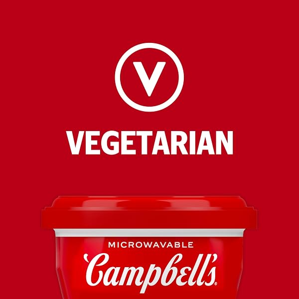 CAMPBELL’S CREAMY TOMATO SOUP, 7 OZ MICROWAVABLE BOWL (4 PACKS OF 4 BOWLS)