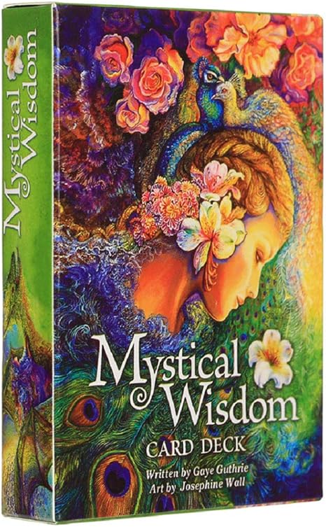 Amazon Co Jp Manyao タロットタロット占い タロットカード 初心者 Mystical Wisdom 英語説明書 46枚 ホーム キッチン