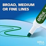 Berol Dry Wipe Whiteboard Markers 8 Count Assorted Colours Chisel Tip view 6