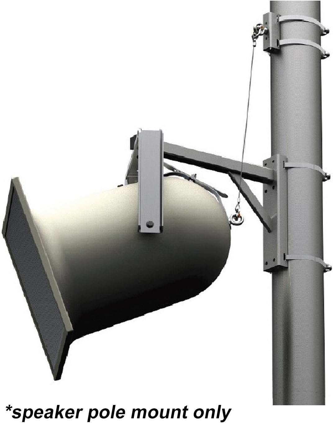 outdoor speaker pole mount
