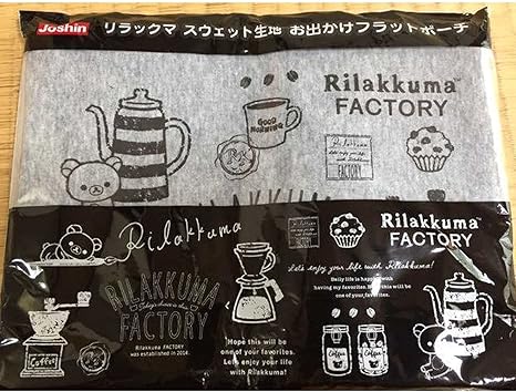 Amazon リラックマ フラットポーチ Joshin ジョーシン 上新電機 コラボ グッズ アニメ 萌えグッズ 通販
