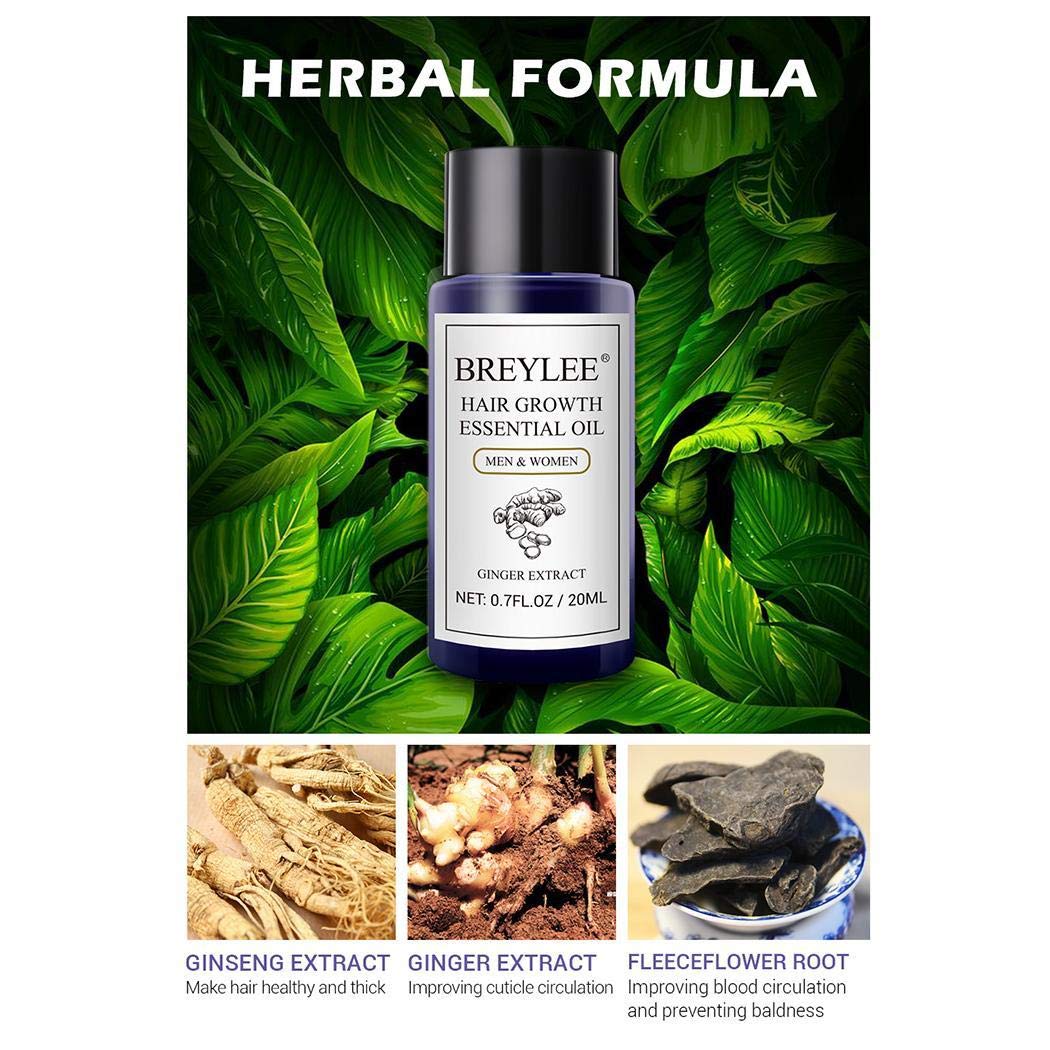 Roojer Moisturizing Damaged Hair Repair Growth Essence Treatment Oil Hair Regrowth Treatments