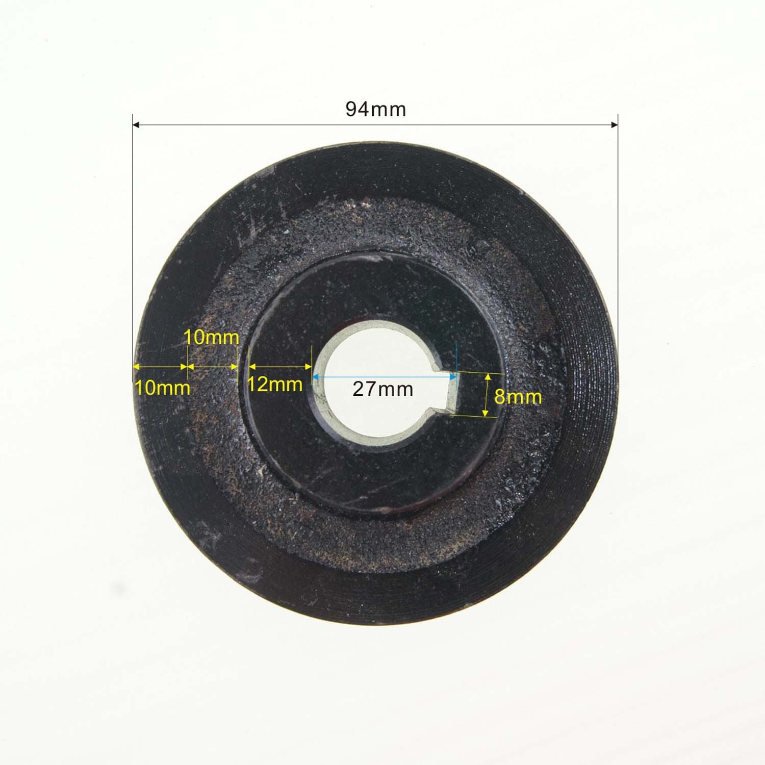 KATSU Tools 99035503 Air Compressor Electric Motor Belt Wheel Pulley Single Groove 100X1A - Image 3