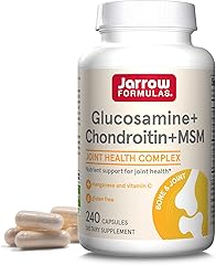 Jarrow Formulas Glucosamine, Chondroitin, and MSM Capsules; Joint Support Supplement with Vitamin C and Manganese, Bone & Joi