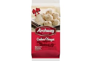 Archway Cookies, Cashew Nougat Cookies, 6 Ounce (Pack of 9)