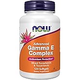 NOW Supplements, Advanced Gamma E Complex, Mixed Tocopherols, 120 Softgels