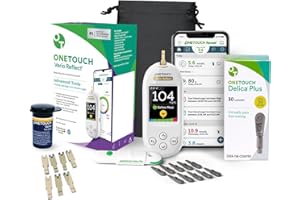 OneTouch Blood Sugar Test Kit | Includes OneTouch Verio Reflect Blood Glucose Meter, 1 Lancing Device, 30 Lancets, & 30 Test Strips, | Diabetes Testing Kit for Blood Glucose Monitoring