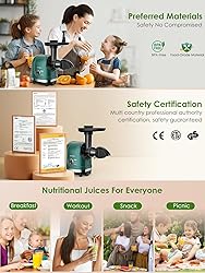Cold Press Juicer Machine for Fruits