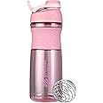 BlenderBottle SportMixer Shaker Bottle Perfect for Protein Shakes and Pre Workout, 28-Ounce, Rose