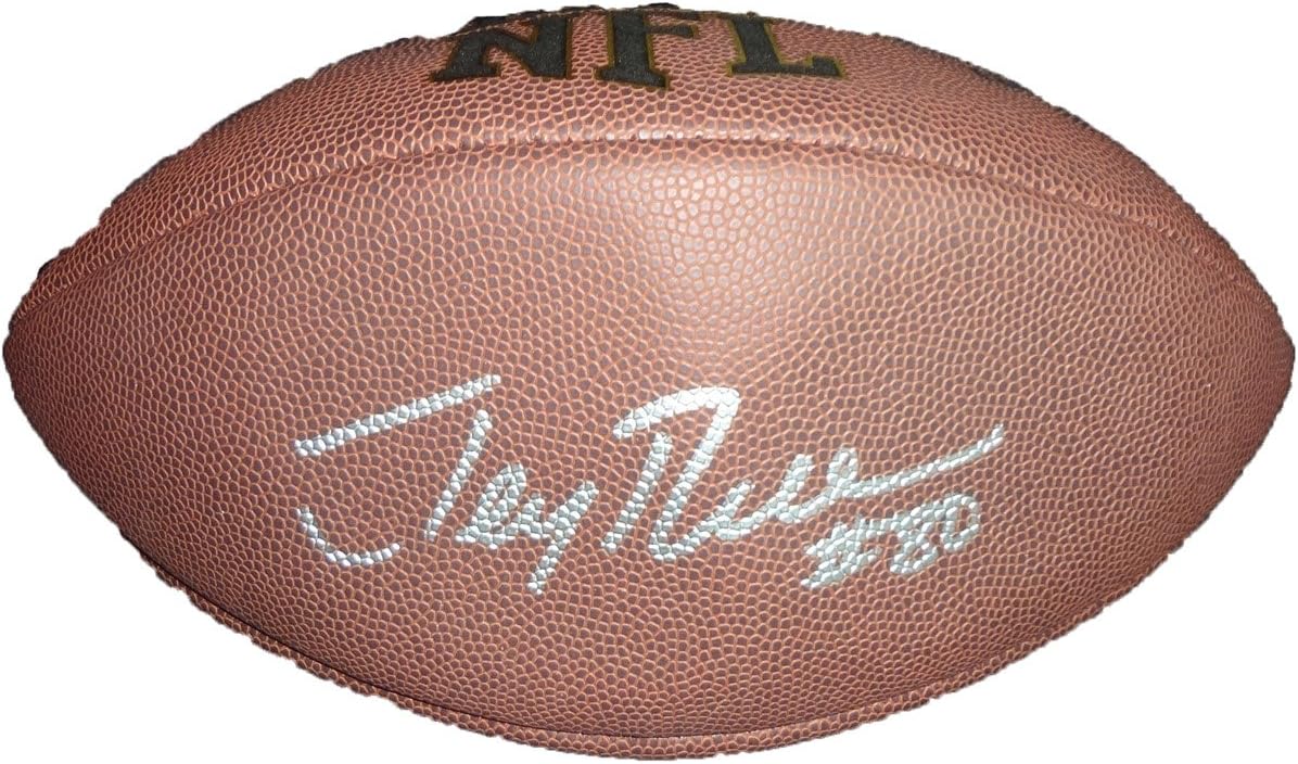 jerry rice autographed football