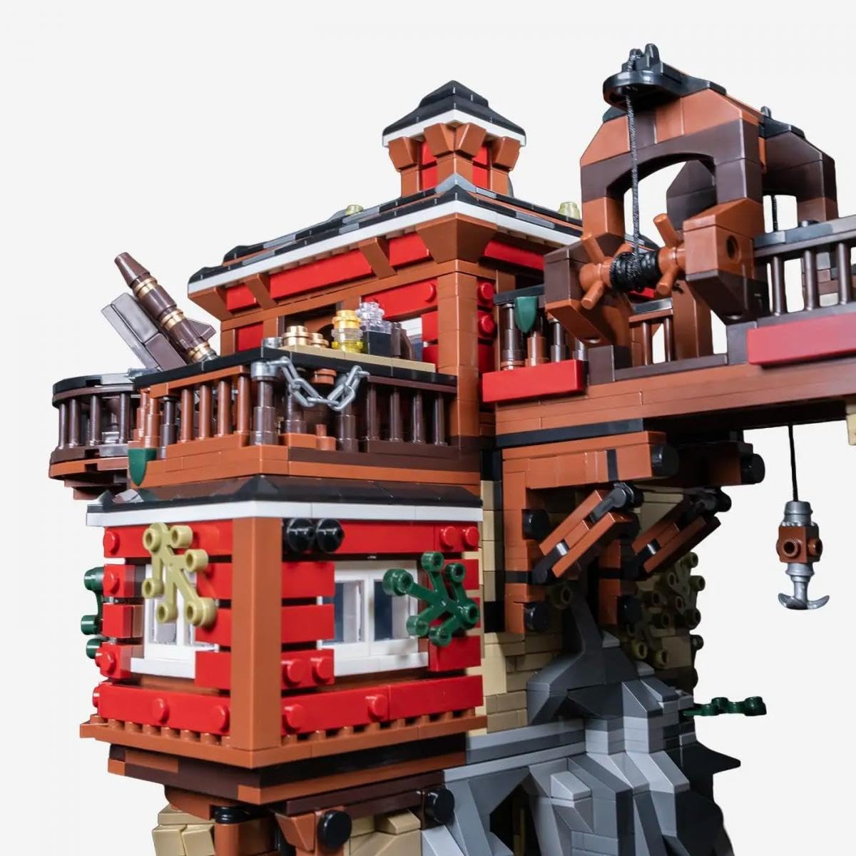 BlueBrixx Pro 108075 – Kraftwerk des Astronomen, 5350 Klemmbausteine, Astronomen Set, Geschenk für Architektur Fans, Standardsteine, Bausteine der Astronomen-Serie 6