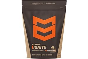 MTN OPS Hot Ignite Instant Coffee Nootropic & L-Arginine L-Citrulline for Cognitive Clarity, Mental Focus & Nitric-Oxide Boost | 200mg Caffeine per Serving, 30 Servings | Mountain Mocha