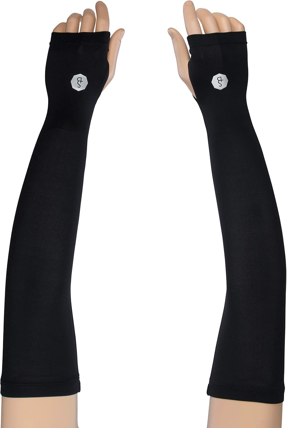 Solbari UPF50+ Sun Protective Cooling Arm Sleeves With Thumbholes at  Women’s Clothing store