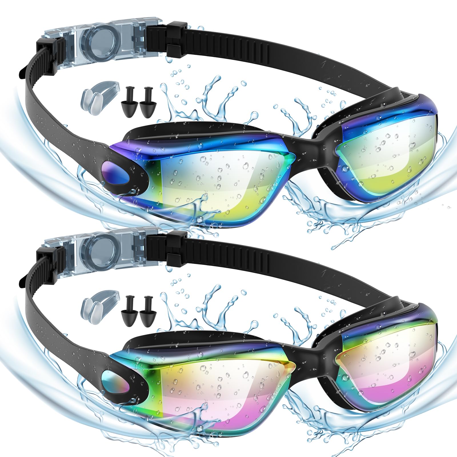 Estefanlo Swimming Goggles, Goggles, Goggles Swimming Adult, Swimming Goggles Women