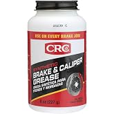 CRC Synthetic Brake &amp; Caliper Grease - Prevents Brake Noise - 8 oz | High-Temperature, Anti-Squeal, Moisture-Resistant Brake Lubricant, Caliper Binding and Sticking Prevention
