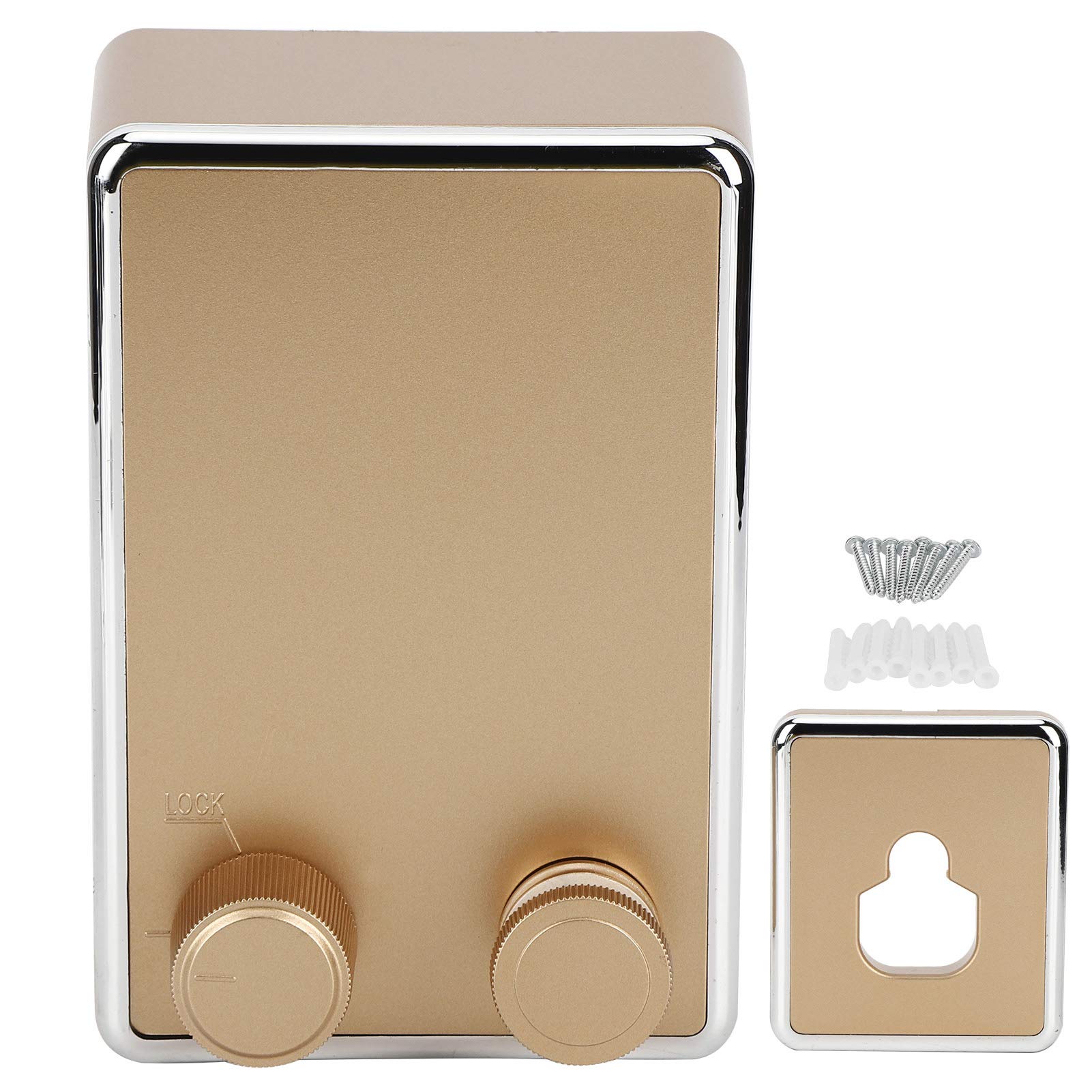 Cocoarm Retractable Clothesline Indoor/Outdoor Wall Mounted Stainless Steel Gold 4.2m