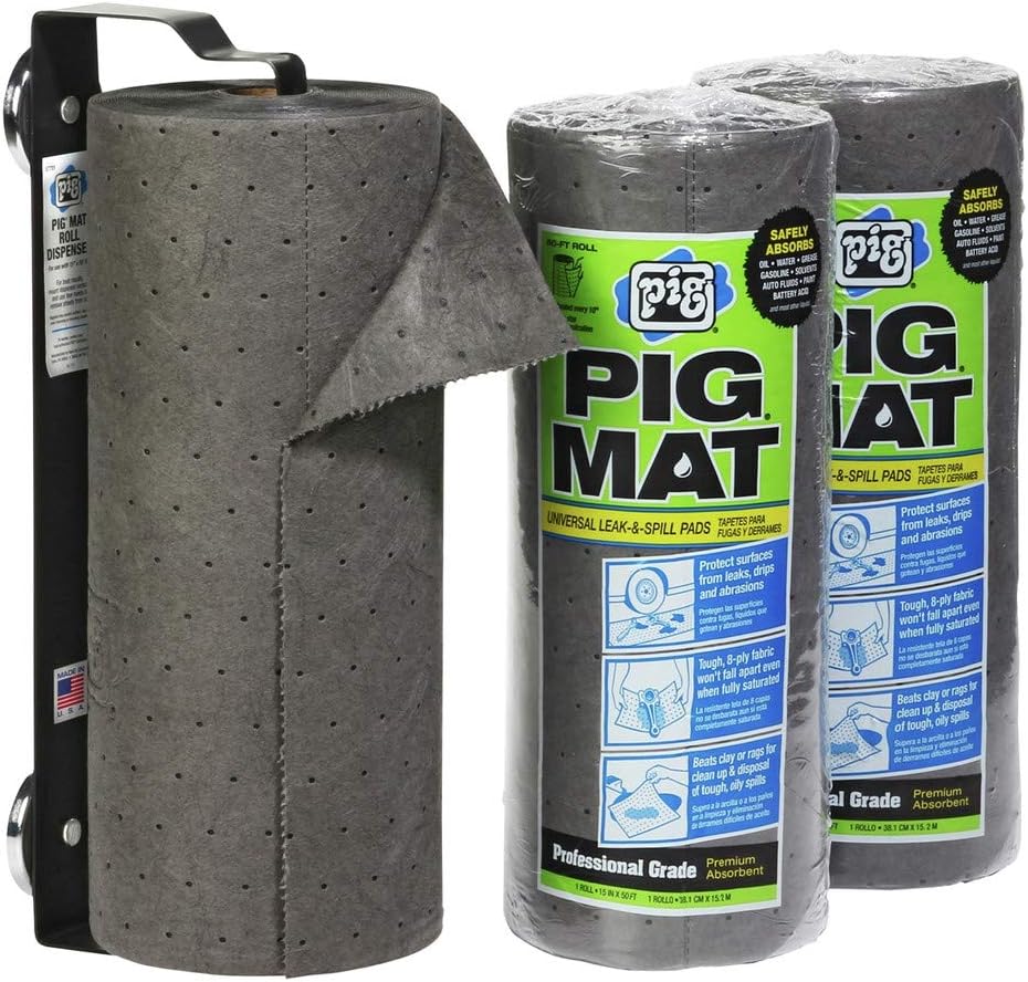 New Pig 57703 Universal Mat Plus Dispenser Combo Pack: Automotive