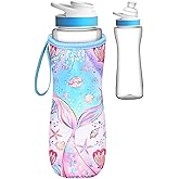 Toykee Water Bottle Sleeve for Cirkul 22 oz - Bottles Cover Holder Carrier Bag with Handle Strap