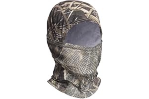 XY3545HS Camo Balaclava Face Mask with Mesh Breathable Holes for Man and Women-Huning Fishing Sking Windproof UV Protection