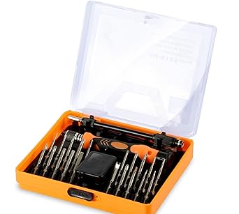 PagKis 20-in-1 Interchangeable Precision Screwdriver Set with Esd Safe Tweezer for Deep Hole Screws