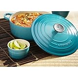 Le Creuset Enameled Cast Iron Signature Round Dutch Oven, 3.5 qt. , Caribbean