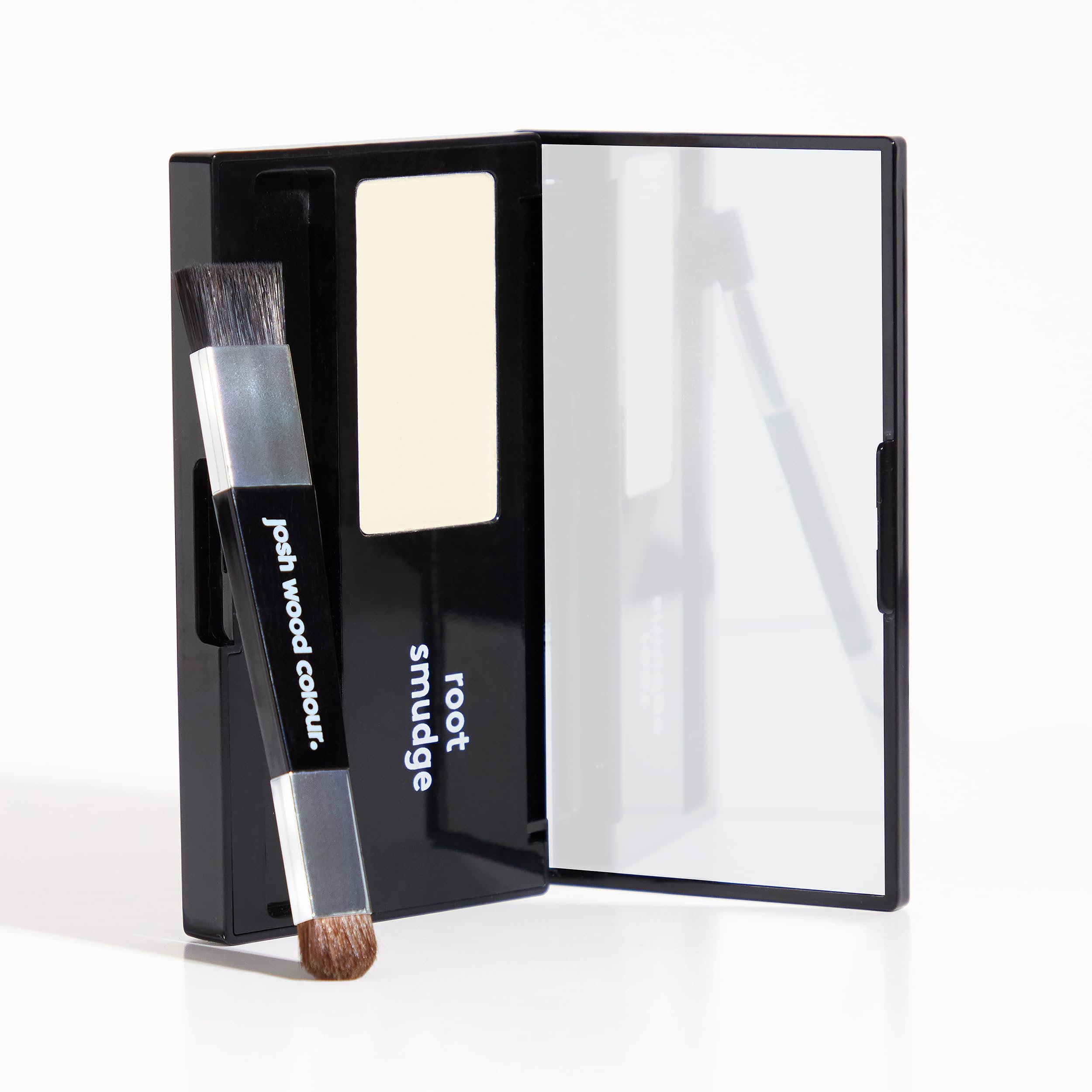 Josh Wood Colour (Blonde) Root Smudge with Two-Ended Brush and Mirrored Compact -Weightless Satin Powder with Non-Greasy Formula,Non-Dye Alternative for Temporary Grey Hair Coverage, Apply to Dry Hair