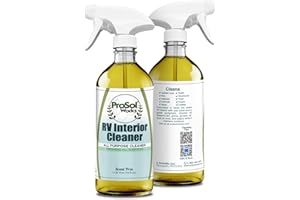 PROSOL WORKS RV Interior Cleaner 16 oz - Camper All Purpose Cleaner for RVs, Toilet, Countertops, Flooring, Upholstery, Fabric, Leather & More - Natural Clean - Safe on All Surfaces