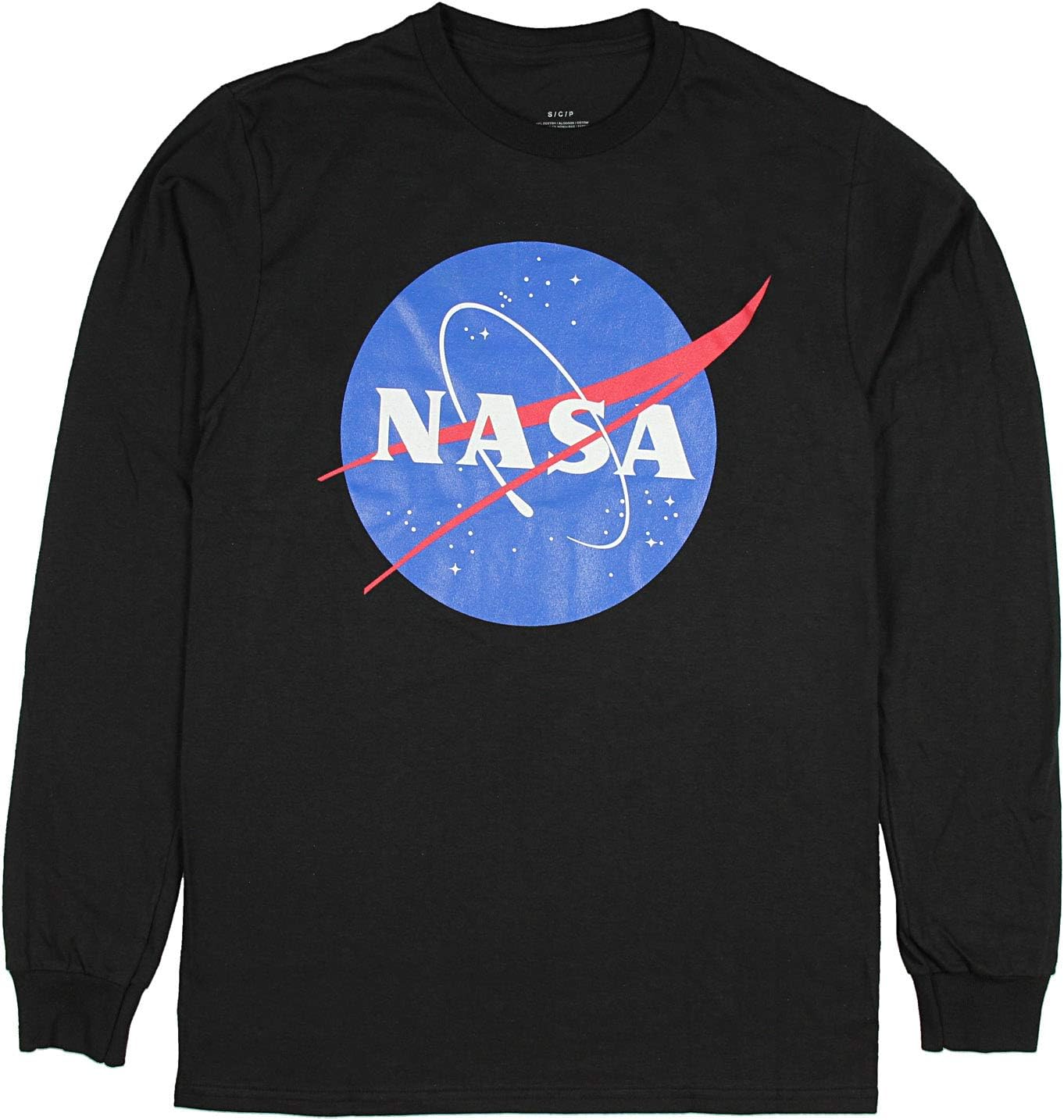 NASA Long Sleeve Shirt Meatball Logo Space Shuttle Rocket Science Geek Tee