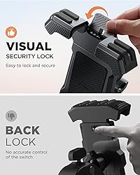 JOYROOM Motorcycle Phone Mount, [Fastest Visualize