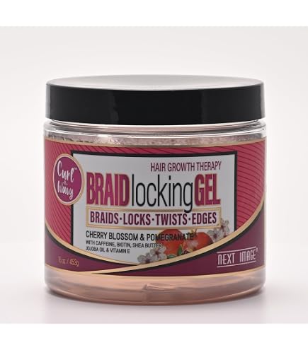 Amazon.com : NEXT IMAGE Braid Locking Gel (Black Castor & Argan