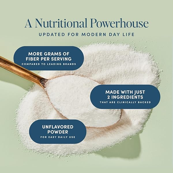 DAILY PREBIOTIC FIBER – FIBER SUPPLEMENT POWDER FOR DIGESTIVE HEALTH & GUT HEALTH – FIBER POWDER UNFLAVORED PREBIOTICS, NON-GMO DIETARY FIBER, GLUTEN & SUGAR FREE SOLUBLE FIBER SUPPLEMENTS-30 SERVINGS