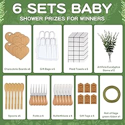 Sariiraw 55 Pcs Baby Shower Prizes for Game Winners