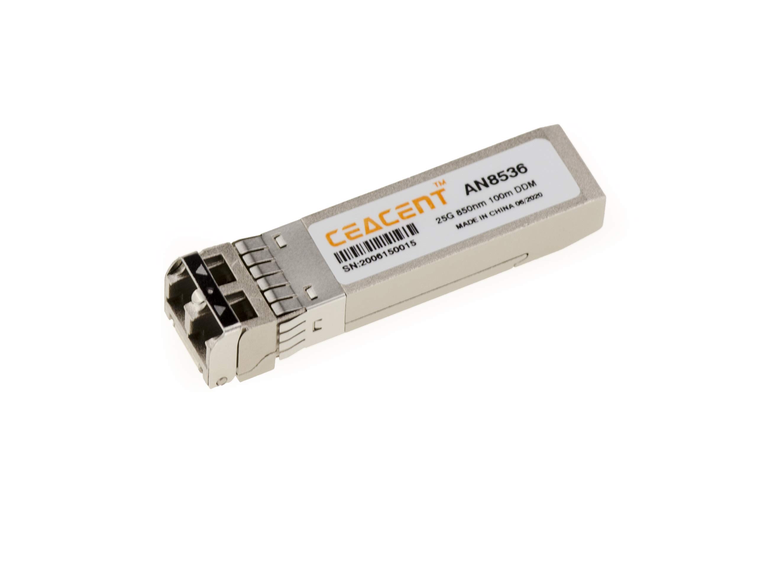 KALEA-INFORMATIQUE SFP28 25G 100G Multimode Optical Fibre OM3 OM4 DDM Transceiver Module. Wavelength 850nm. Range 100m