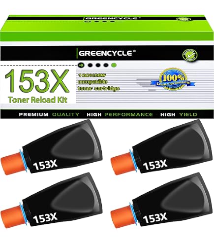 Amazon.com: HP 153X Black High-Yield Toner Reload Kit | Cartridge