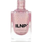 ILNP Ballet Slipper - Soft Pink Holographic Nail Polish, Ballet Pink Shimmer Polish, Vegan, Non-Toxic, Cruelty Free