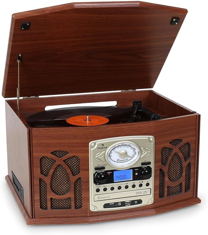 auna Record player Amazon.co.uk Electronics