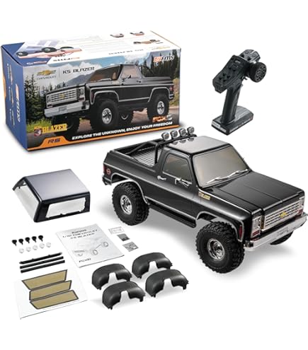 ホビーラジコン FMS 1/10 Chevrolet K5 RC Crawler FCX10 1/10 Scale RC K5 Blazer RS | Realistic Upgraded Fun
