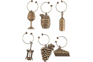 Twine Metal Wine Charms