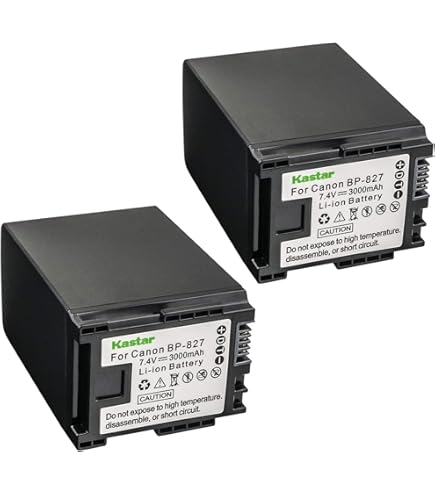 Amazon.com : New BP-827 Li-Ion 5-Hour Rechargeable Intelligent