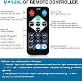 CATPOWER 4 Pack 360° Rotating Sound-Activated Disco Ball Lights USB 3W RGB view 6