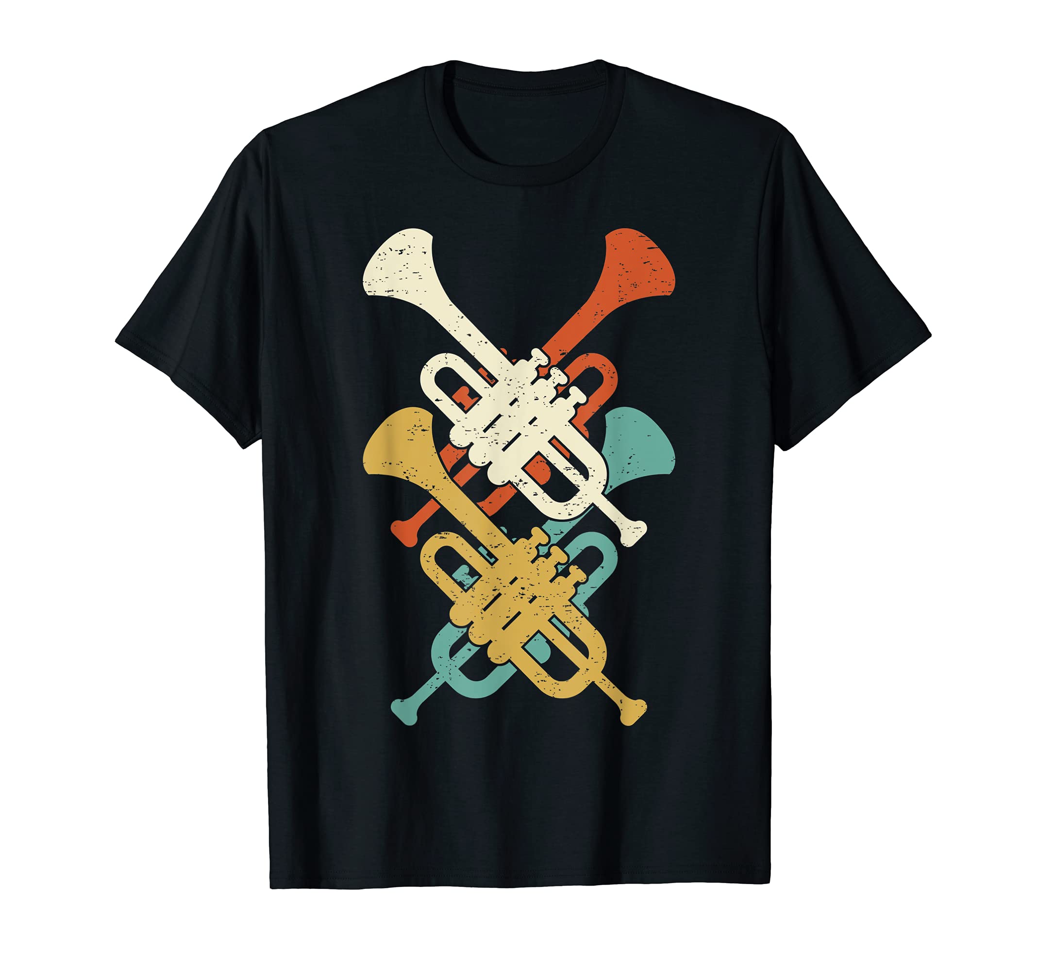 Retro Trumpet Player Vintage Design Trumpeter T-Shirt