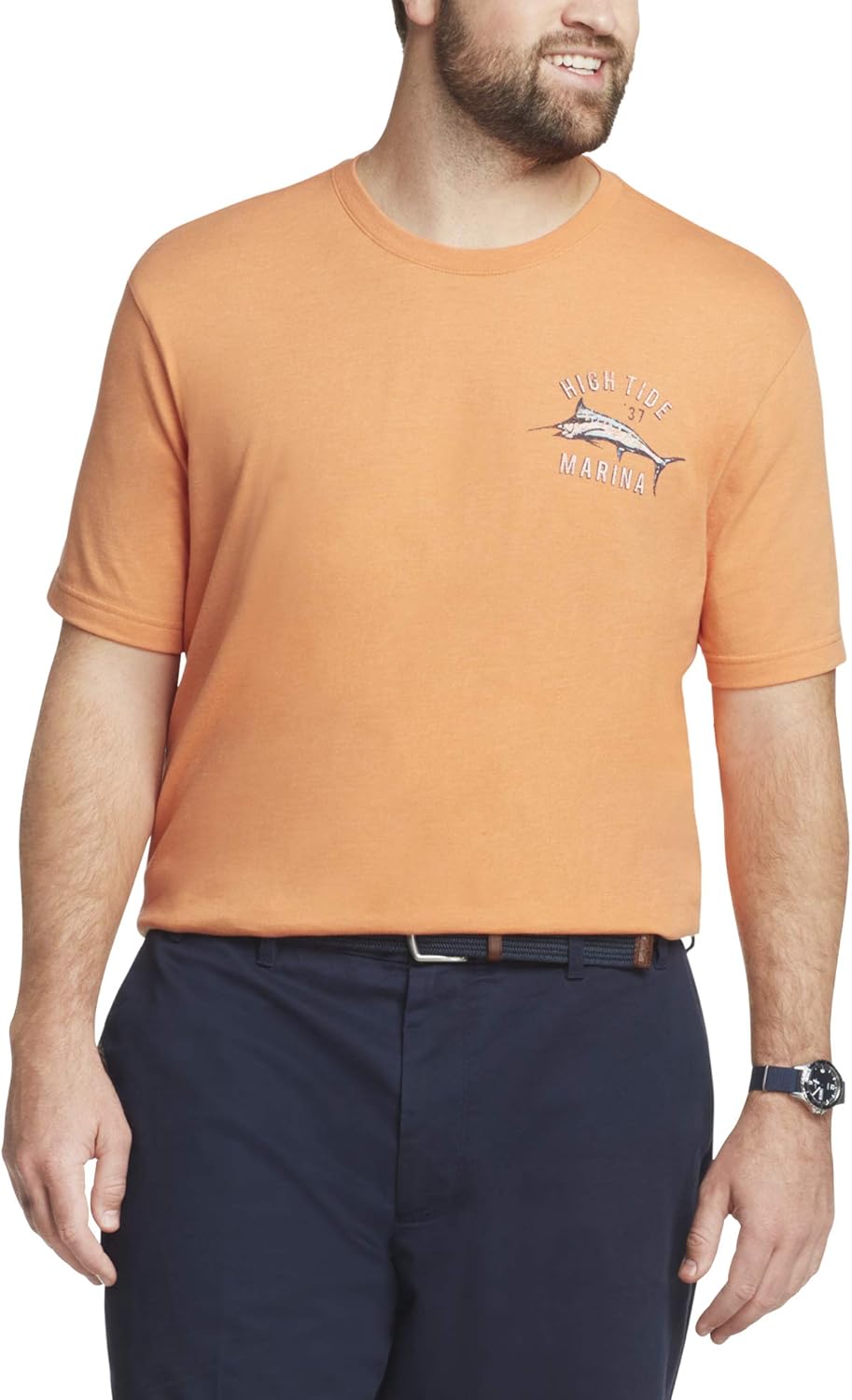 IZOD Men's Big and Tall Graphic T-Shirt: Clothing