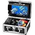 Eyoyo Underwater Fishing Camera 7 inch LCD Monitor Fish Finder Waterproof 1000TVL Fishing Camera 12pcs Infrared Lights for Lake, Boat, Ice Fishing