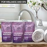 AROMATIKA Bath Sea Salt Lavender 3x1000g Natural Essential Oil Sleep Stress view 7