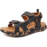 KuaiLu Men’s Orthotic Sandals Comfortable Arch Support Foam Cushion Hiking Walking Sandles Fashion Camouflage Adjustable Sport Recovery Athletic Shoes For Man Urban Outdoor