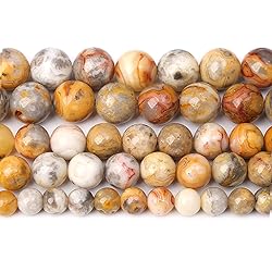 45pcs 8mm Natural Stone Beads Crazy Lace Agate