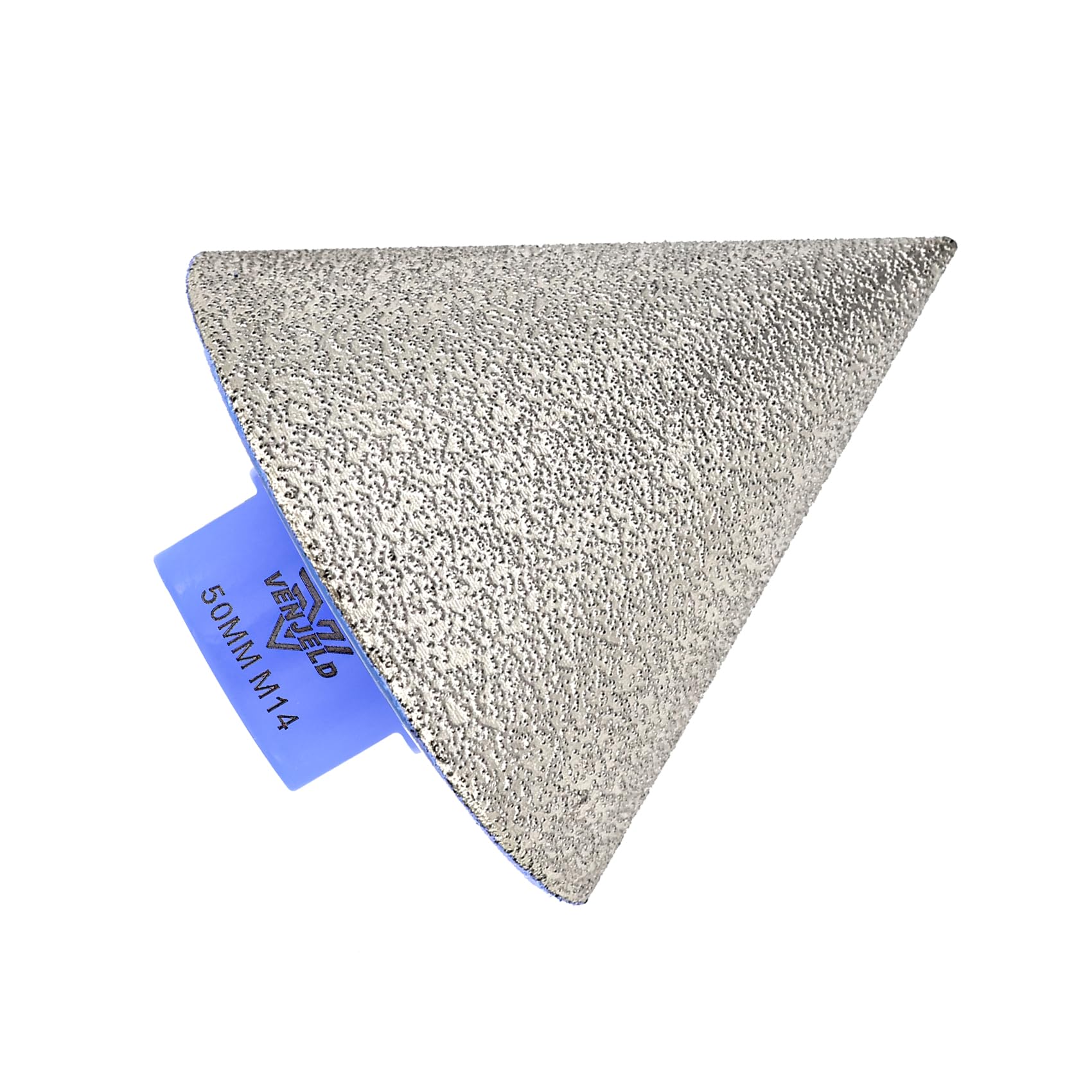 Diamond Beveling Chamfer Bit 50mm Cone Tile Milling Bit with M14 Thread for Chamfering Enlarging Trimming Holes of Ceramic Porcelain Tile Marble Granite VENJELD