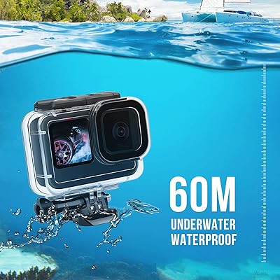 Buy Waterproof Housing Shell For Gopro Hero 9 Diving Protective 60m Underwater Housing Case With Anti Fog Insert For Gopro Hero 9 Black Online In Indonesia B092yt19vx