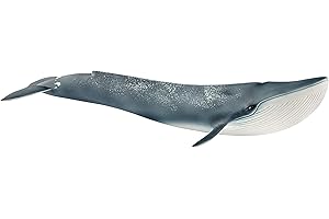 Schleich Wild Life Realistic Blue Whale Figurine - Authentic and Highly Detailed Aquatic Animal Toy, Durable for Education and Fun Play, Perfect for Boys and Girls, Ages 3+